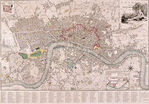 Mappa di Londra, 1797