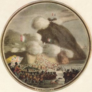 Assalto a San Sebastiano, 1815, 1910