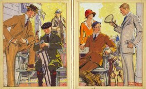 Pubblicità per Hart, Schaffner & Marx Clothes, pub. 1900