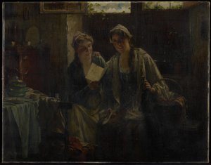 Due donne in visita da Edward Portielje