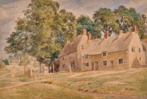 Paesaggio con cottage da Edward Pretty