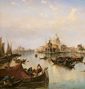 Il Bacino di San Marco, Verso la Bocca del Canal Grande (dettaglio) da Edward Pritchett