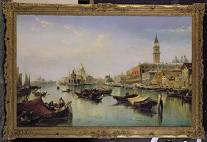 Il Bacino di San Marco, verso la Bocca del Canal Grande da Edward Pritchett
