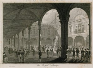 La Borsa Reale, Londra da Edward Pugh