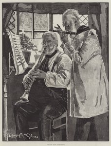 Prove dei musicisti del villaggio da Edward R. King