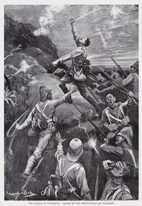 La battaglia di Stormberg, carica dei Northumberland Fusiliers da Edward Read