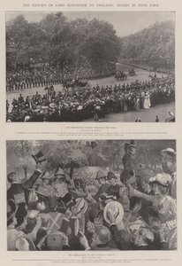 Il ritorno di Lord Kitchener in Inghilterra, scene a Hyde Park da Edward Read
