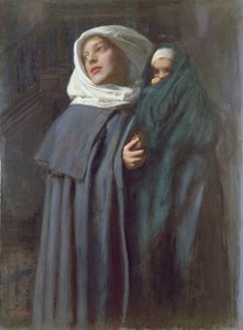 Madre e figlio da Edward Robert Hughes