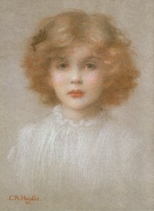 Ritratto di una giovane ragazza da Edward Robert Hughes