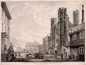 Porta di San Giacomo che conduce al Palazzo di San Giacomo, Londra