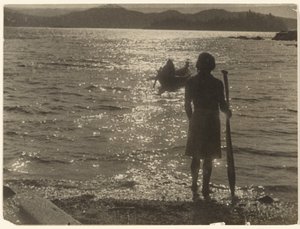 Lungo il nebbioso sentiero di rame da Edward S. Curtis