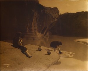 Al vecchio pozzo di Acoma da Edward S. Curtis