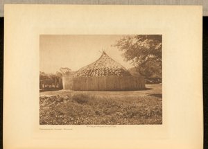 Casa delle cerimonie - Wichita da Edward S. Curtis