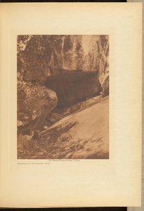 Ingresso alla Grotta Dipinta da Edward S. Curtis