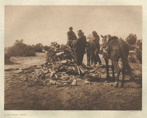 Portafoglio I, lastra 30: Al Santuario-Navaho da Edward S. Curtis