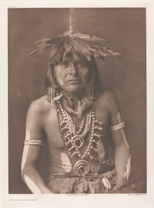 Portfolio XII, Tavola 429: Un Sacerdote del Serpente di Walpi da Edward S. Curtis