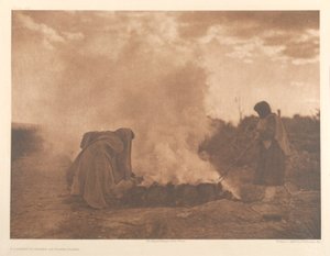 Bruciatori di ceramica a Santa Clara da Edward S. Curtis