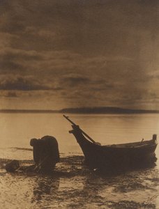 [Il cercatore di vongole] da Edward S. Curtis