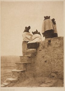 Guardando i ballerini da Edward S. Curtis