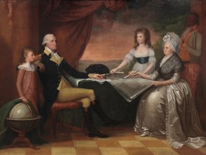 La famiglia Washington da Edward Savage