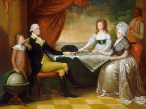 La famiglia Washington da Edward Savage