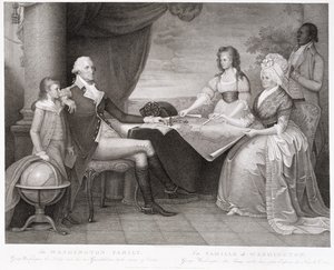 La famiglia Washington, 1798 da Edward Savage