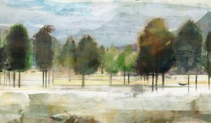 Paesaggio forestale astratto da Edward Selkirk