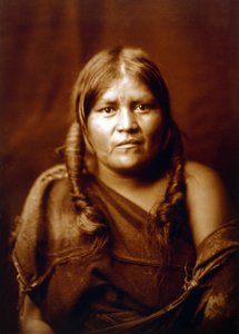 Una donna Hopi, indiana, c. 1904, foto di Edward S. Curtis da Edward Sheriff Curtis