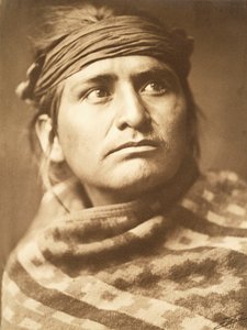 Capo del Deserto, Navaho da Edward Sheriff Curtis