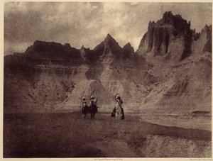 Nelle Badlands da Edward Sheriff Curtis