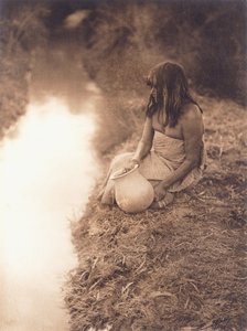 Donna Maricopa al Ruscello da Edward Sheriff Curtis