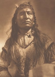 Nuovo petto - Piegan, 1910 da Edward Sheriff Curtis