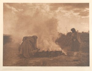 Bruciatori di ceramica a Santa Clara da Edward Sheriff Curtis