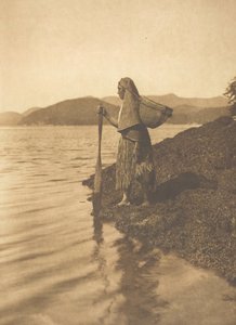 Il raccoglitore di alghe, 1915 da Edward Sheriff Curtis