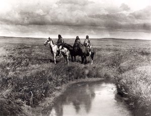 Tre capi indiani americani, c.1900 da Edward Sheriff Curtis