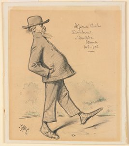 Algernon Charles Swinburne a Wimbledon Common da Edward Tennyson Reed