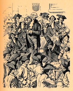 George Washington che cerca di dire una bugia, c1900