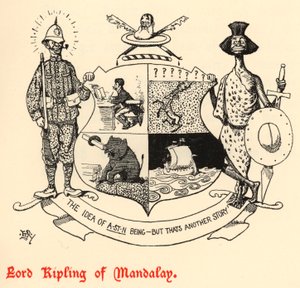 Lord Kipling di Mandalay (incisione)