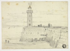 Dieppe, Molo Ovest da Edward William Cooke