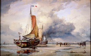 Pincks olandesi a Scheveningen, Olanda, 1860