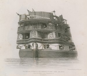 La nave di Sua Maestà Asia da Edward William Cooke