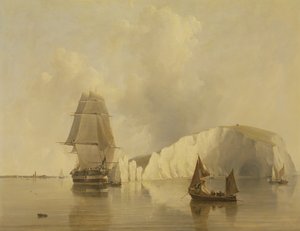 Al largo delle Needles, Isola di Wight da Edward William Cooke