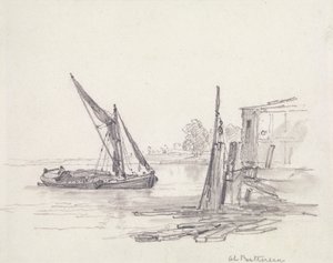 Veduta sul Tamigi a Battersea da Edward William Cooke