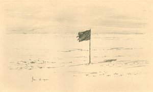 Campo della bandiera nera - La bandiera nera di Amundsen a pochi chilometri dal Polo Sud, 1912-1913