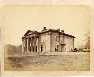 Veduta della casa di Roundhay, Roundhay Park, Leeds da Edward Wormald