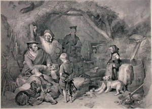 La Distilleria di Whisky delle Highlands, inciso da Robert Graves, pubblicato nel 1876