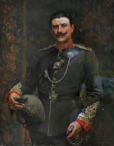 Un ufficiale di un battaglione volontario, Reggimento Middlesex, circa 1904 da Edwin Arthur Ward