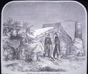 Schizzi di vita militare - Pesatura delle razioni, da 
