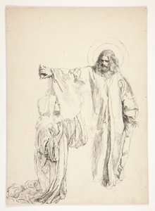 Cristo e Maria Maddalena da Edwin Austin Abbey