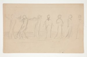 Studio di composizione per da Edwin Austin Abbey